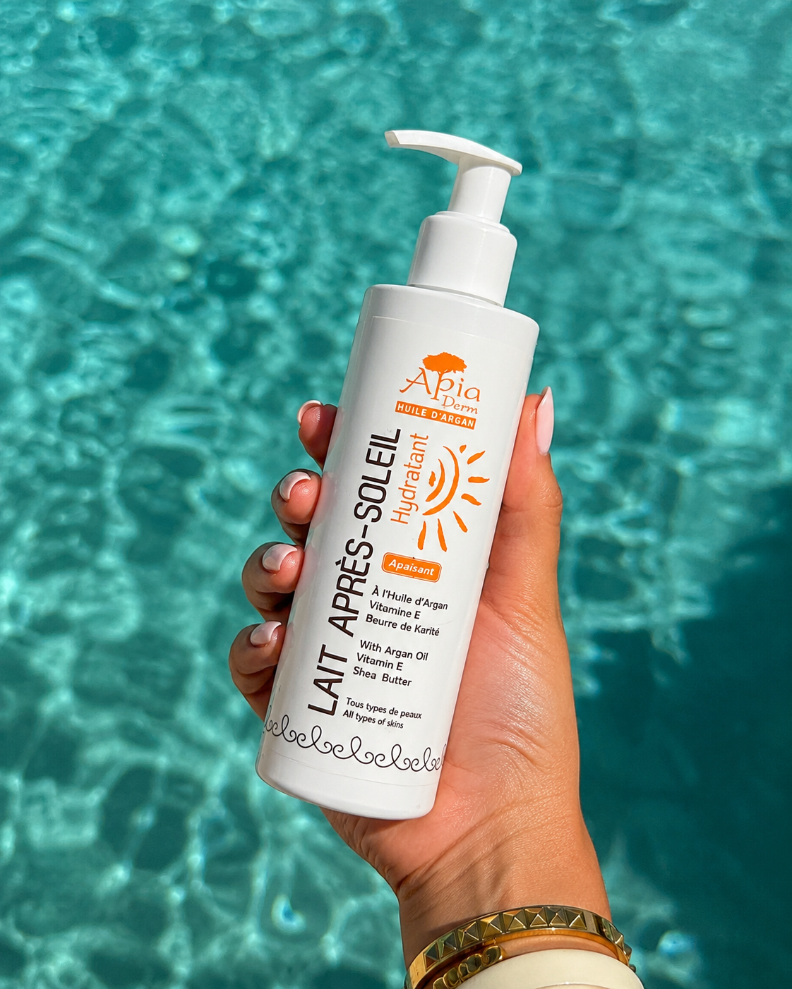 Lait Après-Soleil Hydratant — Bronzage Glow Pailleté